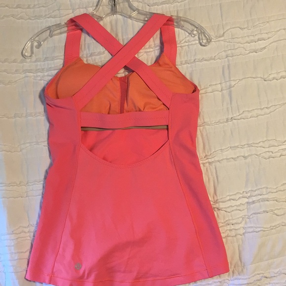 Lululemon tank with built in bra. Size small. - Picture 2 of 3